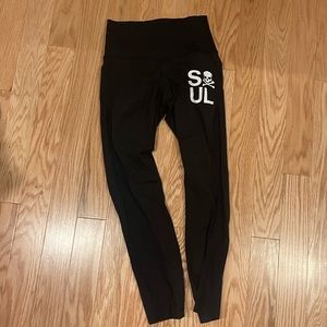 Lululemon x SoulCycle Black Leggings; Sz 2/4; Gently worn